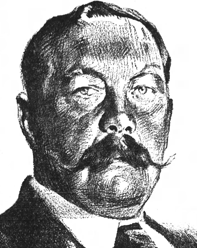 small sketch of Arthur Conan Doyle