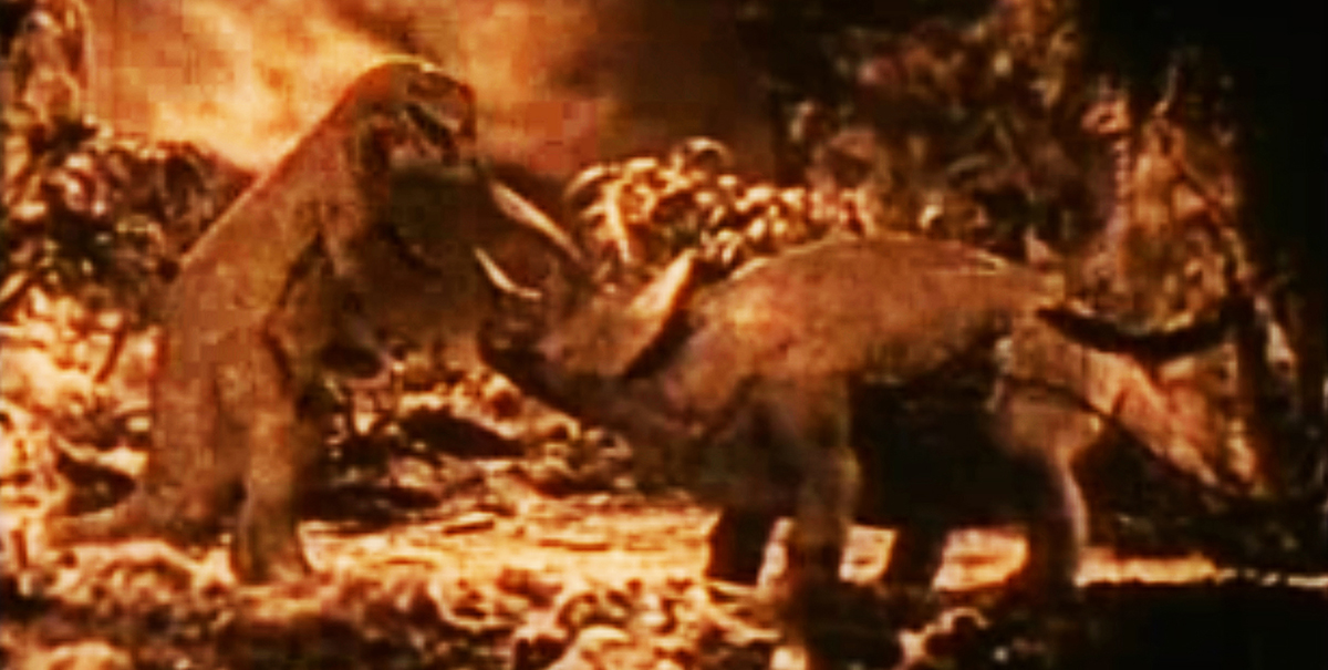 image from the original film of "The Lost World"
