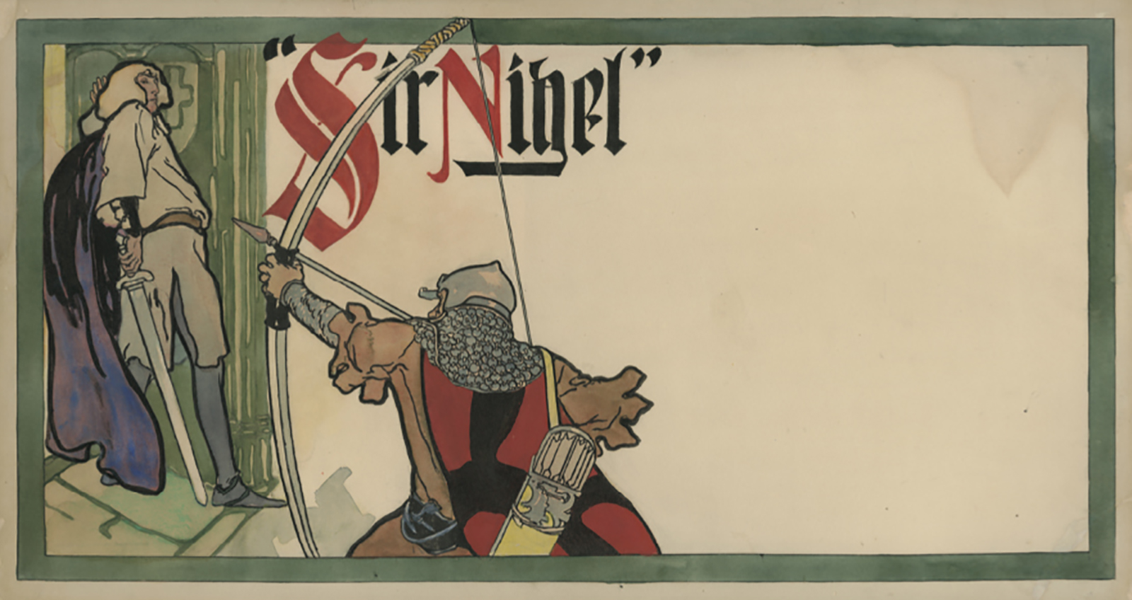 original artwork for "Sir Nigel"
