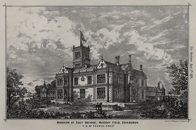 picture of colt bridge mansion, edinburgh
